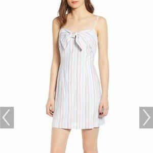 Cupcakes and Cashmere, Front Tie, Stripped Sundress